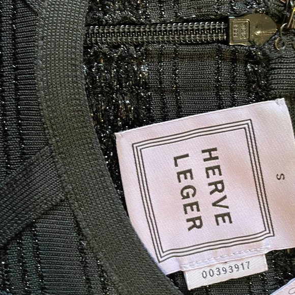 Black Herve Leger Dress - Picture 6 of 6